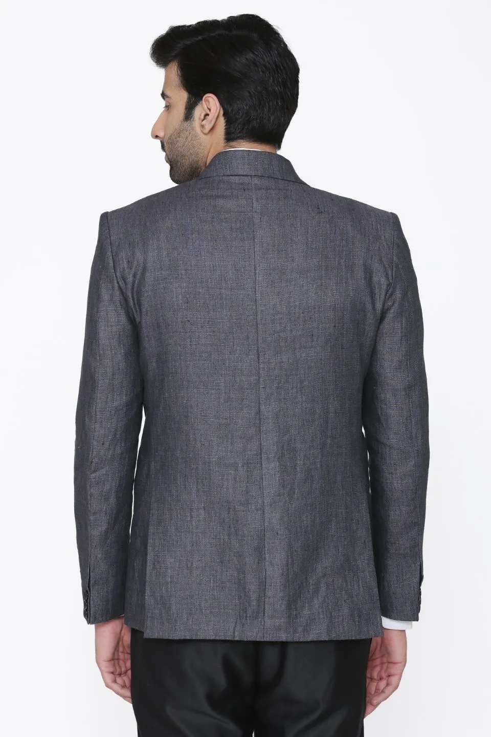 100% Linen Grey Blazer