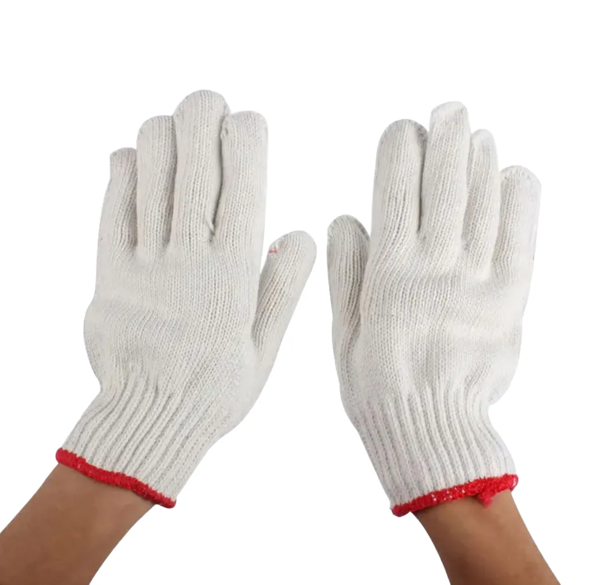 120 Pairs X Cotton Polyester Knitted Multipurpose Elastic Yarn Gardening Gloves