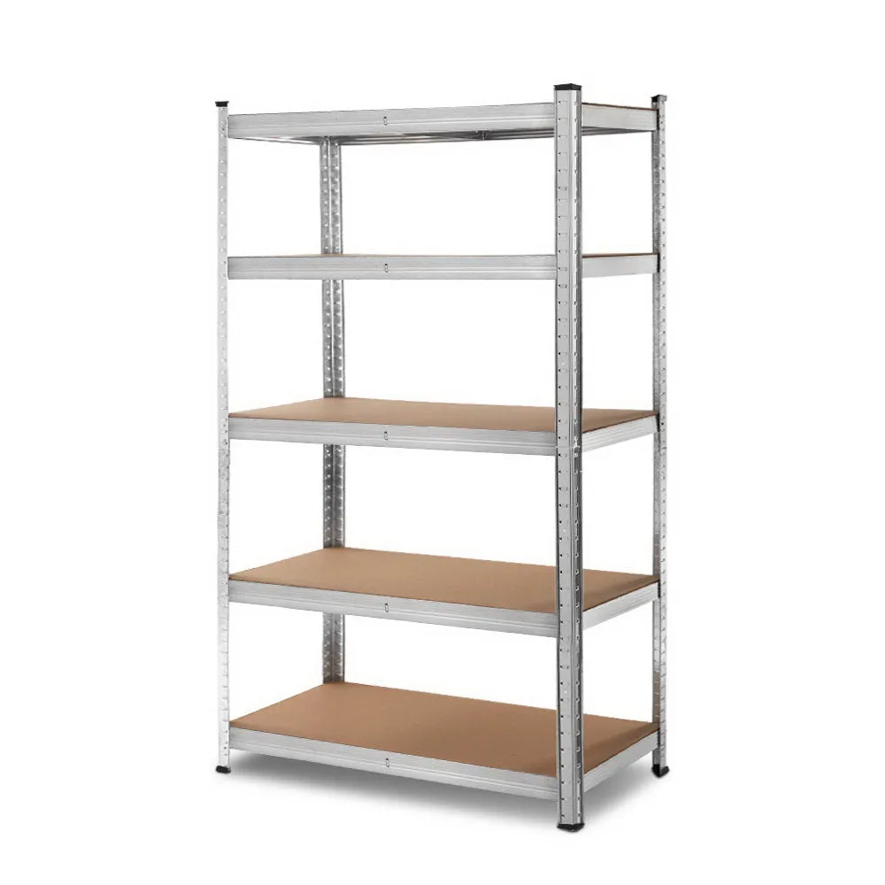 1.8M Warehouse Racking Rack Shelving Garage Steel Metal Storage Shelves Silver