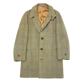 1920’S BURBERRY’S OF LONDON MADE IN ENGLAND TWEED OVERCOAT LARGE