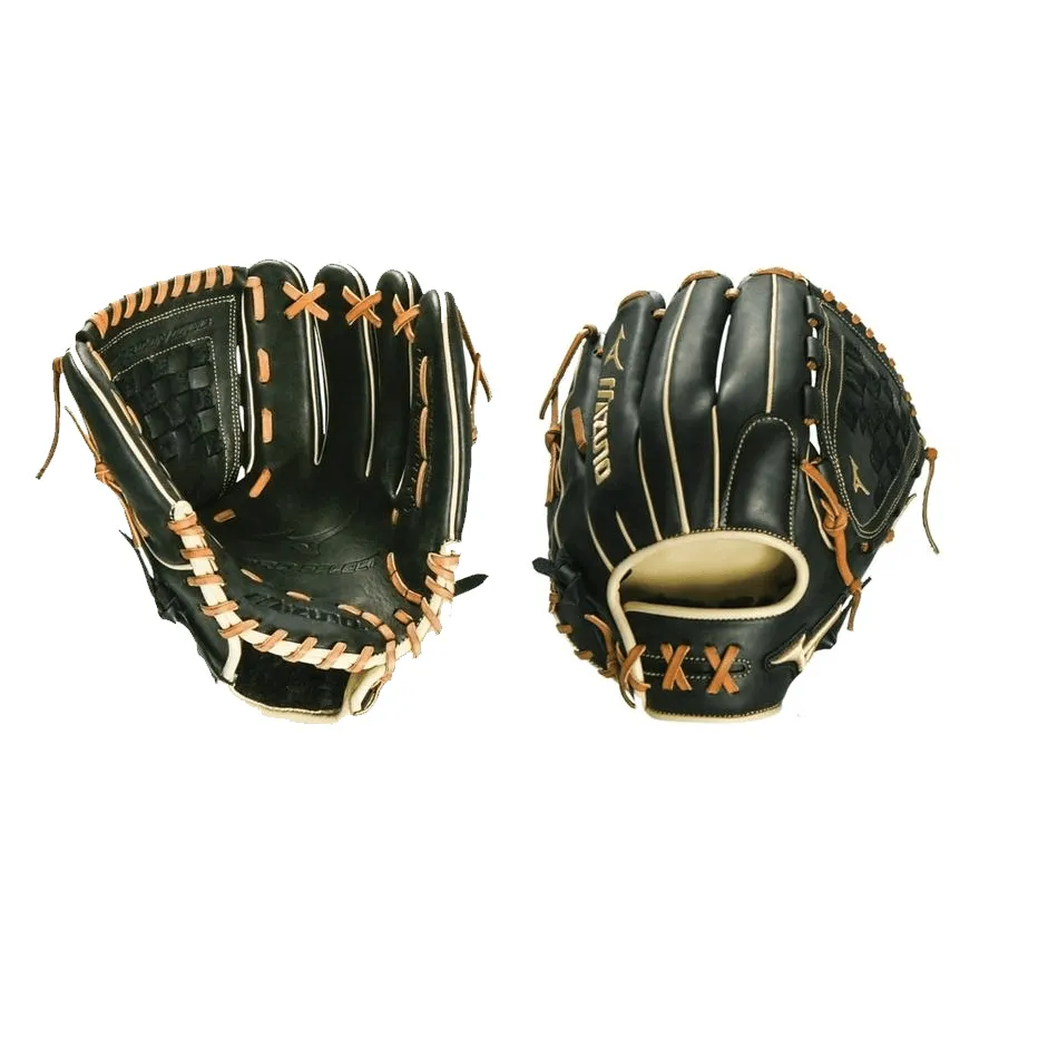 2019 Mizuno  Pro Select Black Series Baseball Infield Glove 12 Inch: GPS1BK-100DT