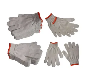 60 Pairs X Cotton Polyester Knitted Multipurpose Elastic Yarn Gardening Gloves