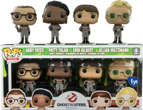 Abby Yates, Patty Tolan, Erin Gilbert & Jillian Holtzmann (Ghostbusters) 4-Pack - FYE Exclusive [Condition: 7.5/10]