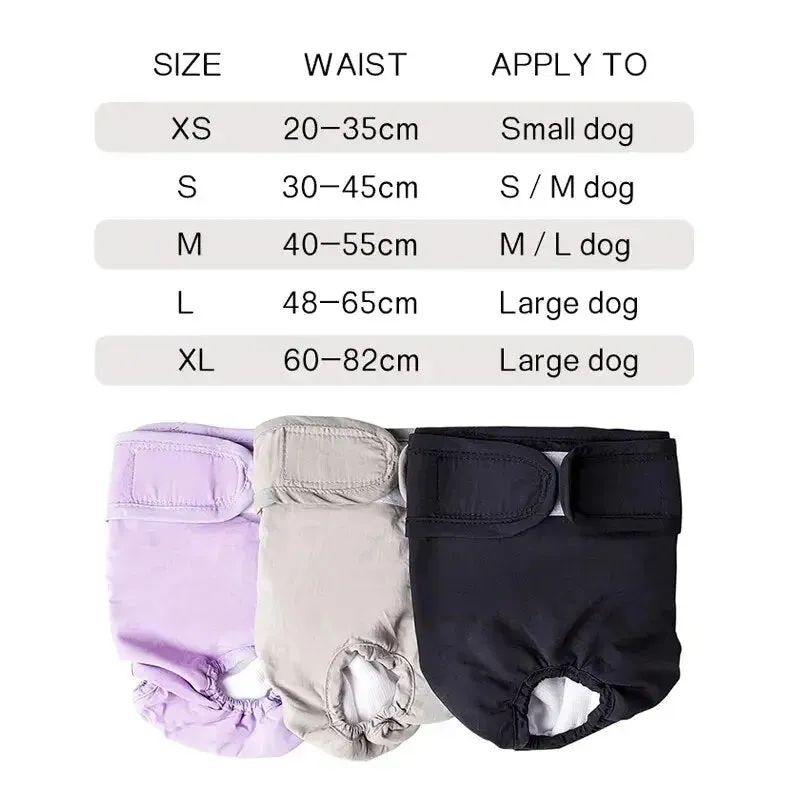 AnniePaw CareTech Sanitary Washable Dog Panties