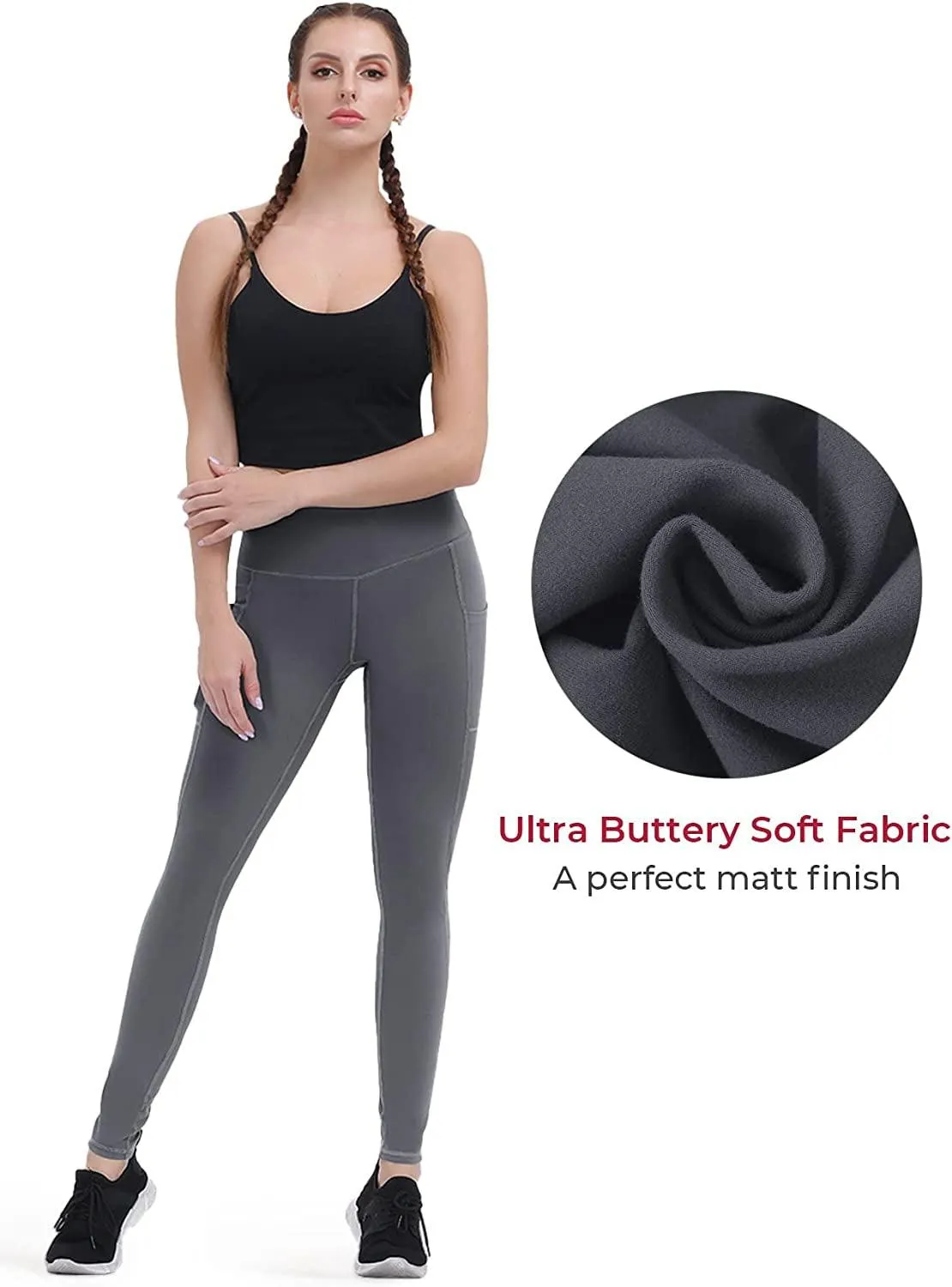 Anti-Nail Leggings for Women, Non-See-Through Yoga Pants