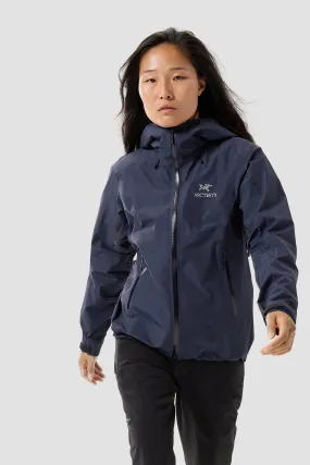 Arc'teryx Women's Beta LT Jacket in Black Sapphire