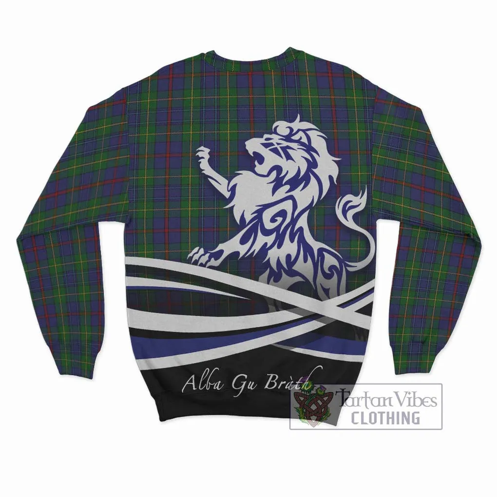 Bailey Tartan Sweatshirt with Alba Gu Brath Regal Lion Emblem