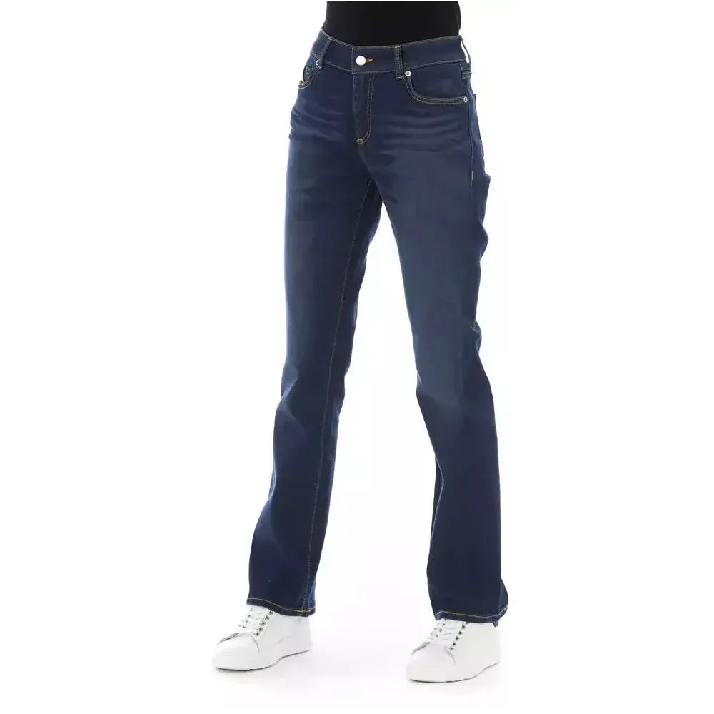 Baldinini Trend Blue Cotton Women's Jeans