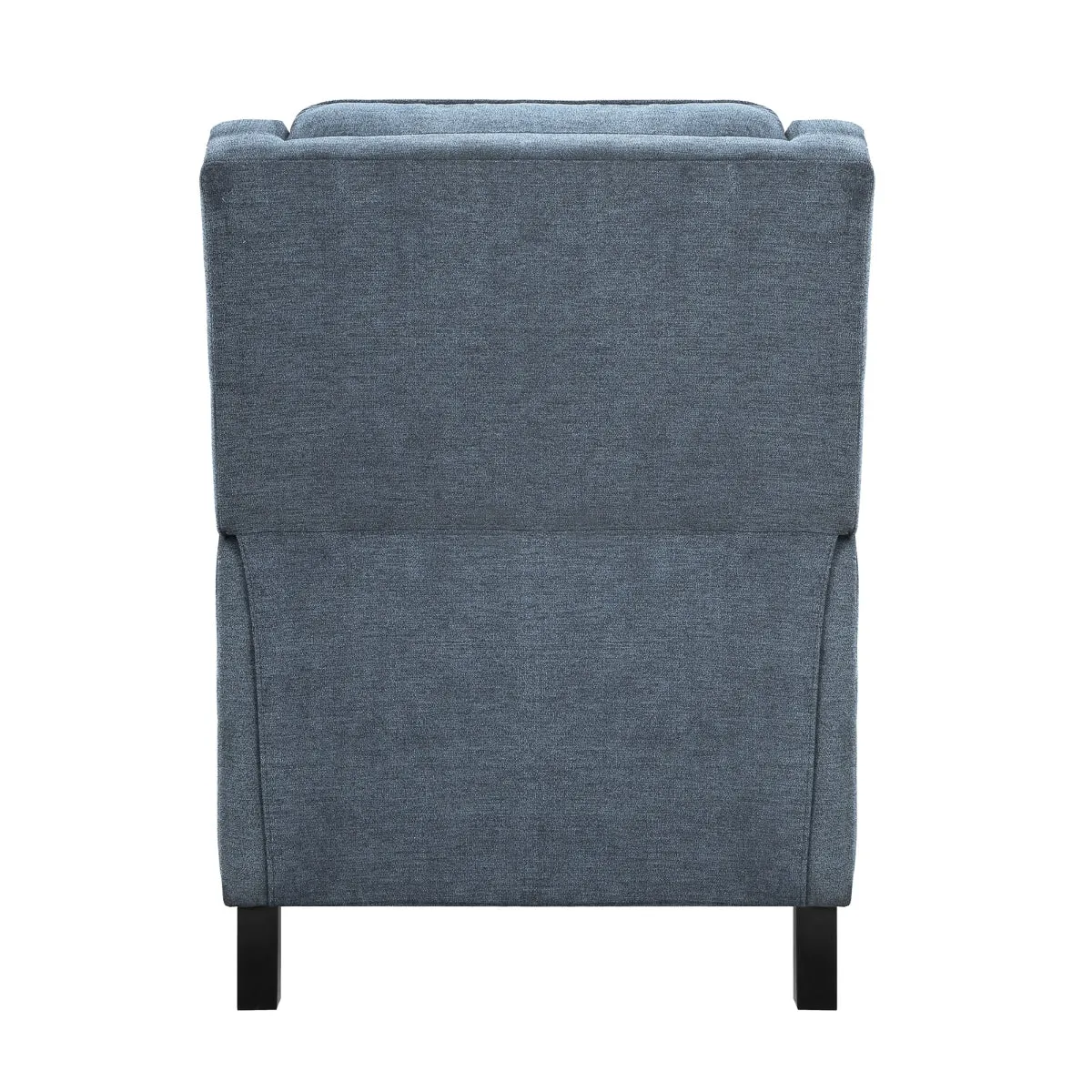 Banks II Self-Reclining Armchair in Blue Textured Fabric