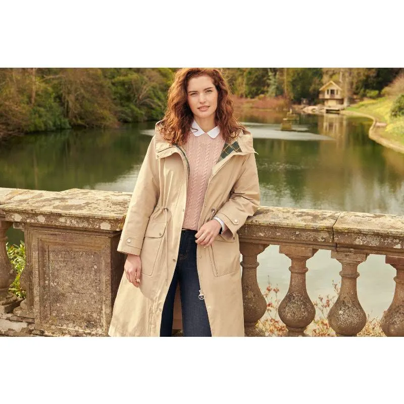 Barbour Blue Bell Waterproof Ladies Jacket - Light Sand/Ancient