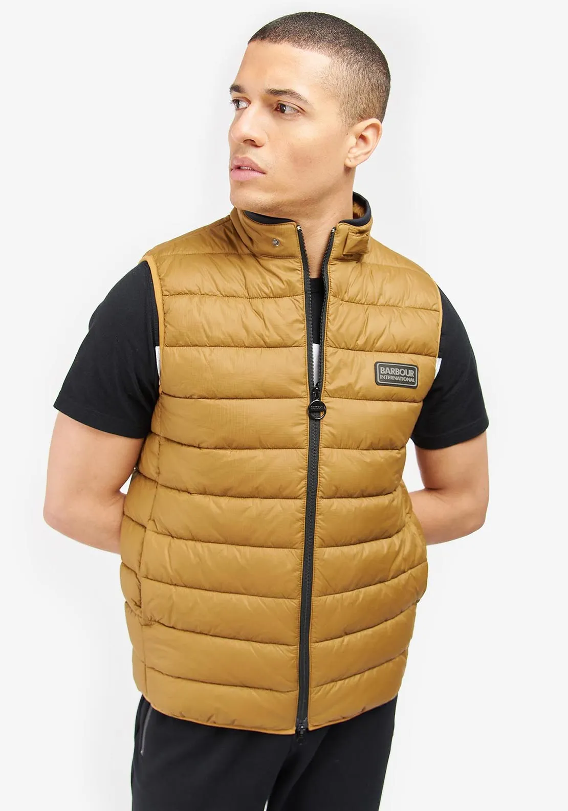 Barbour International Marcus Gilet, Ochre