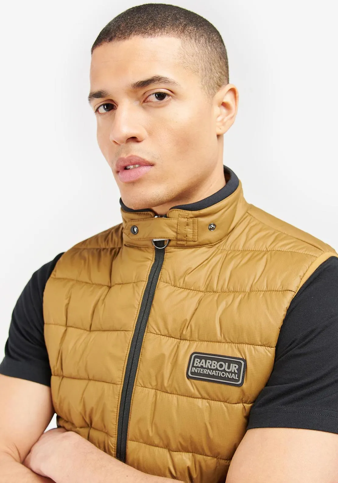 Barbour International Marcus Gilet, Ochre