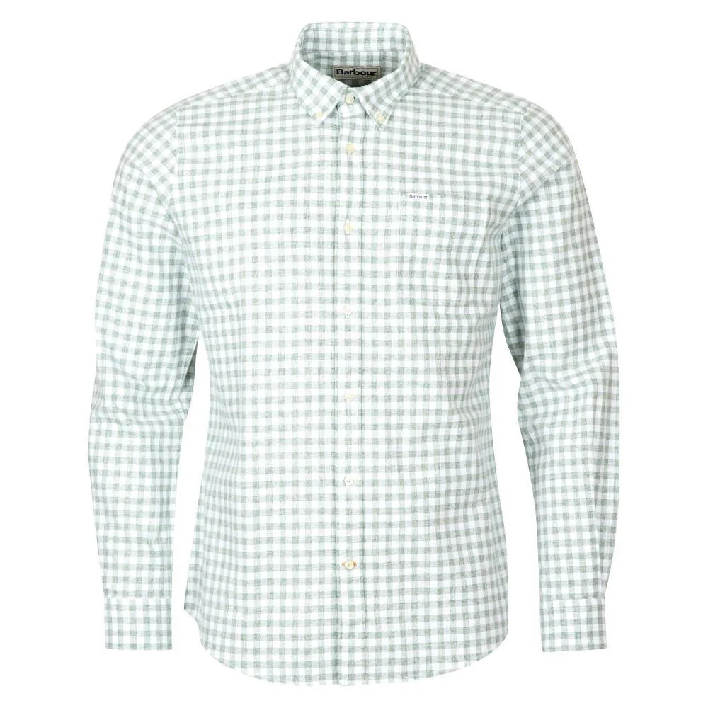 Barbour Kane Tailored Mens Shirt - Green