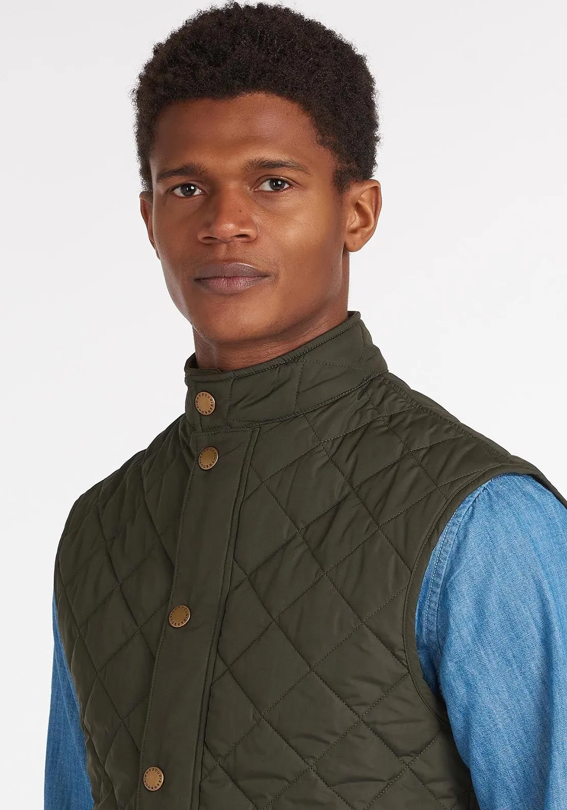 Barbour Mens Lowerdale Quilted Gilet, Sage