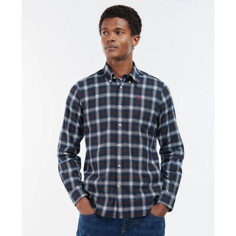 Barbour Portland Mens Tailored Shirt - Navy