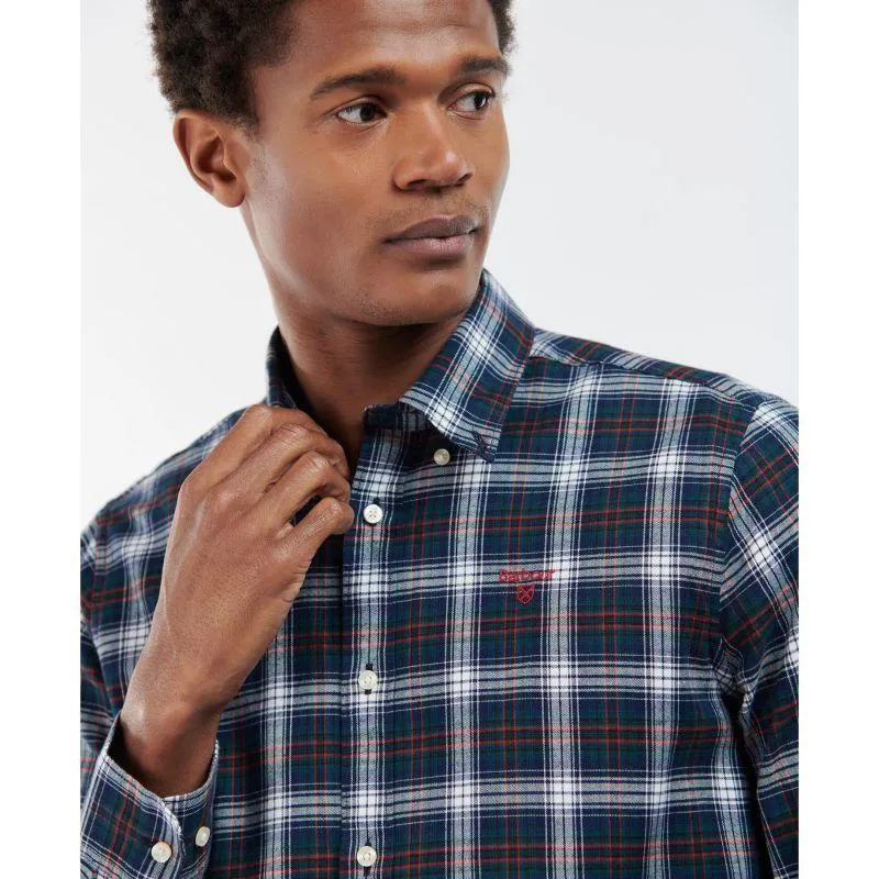 Barbour Portland Mens Tailored Shirt - Navy