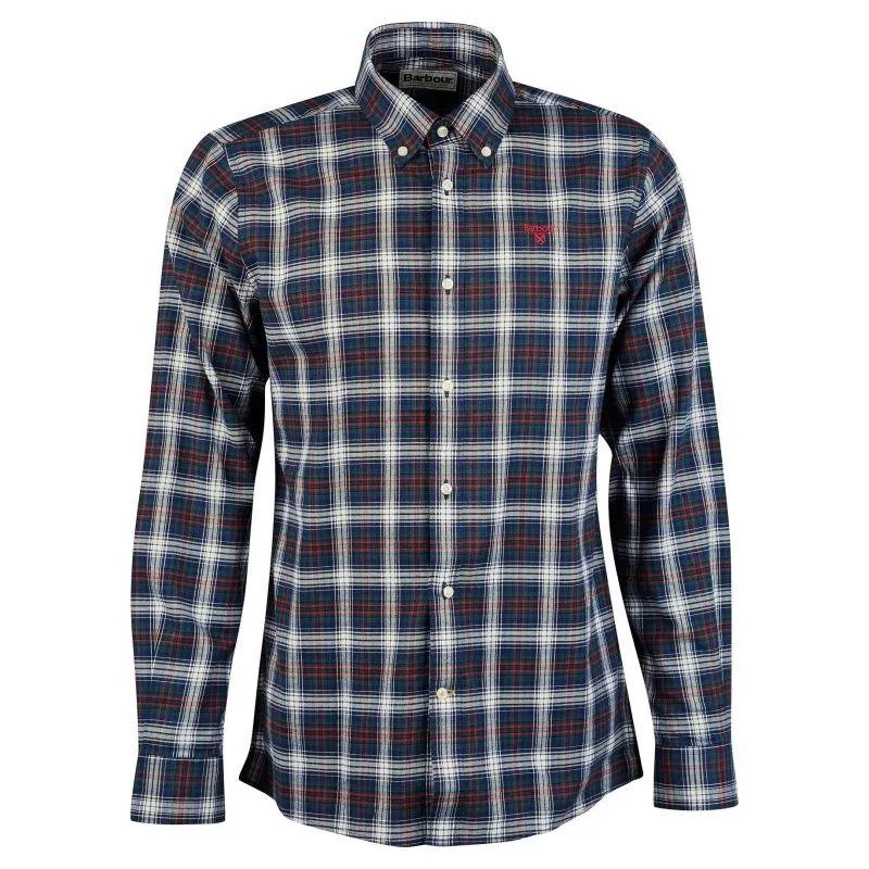 Barbour Portland Mens Tailored Shirt - Navy