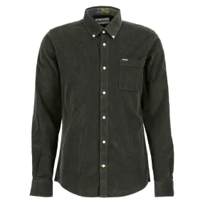 Barbour Ramsey Corduroy Mens Tailored Shirt - Forest