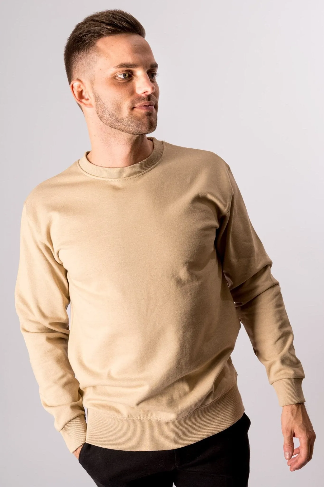 Basic Crewneck - Khaki