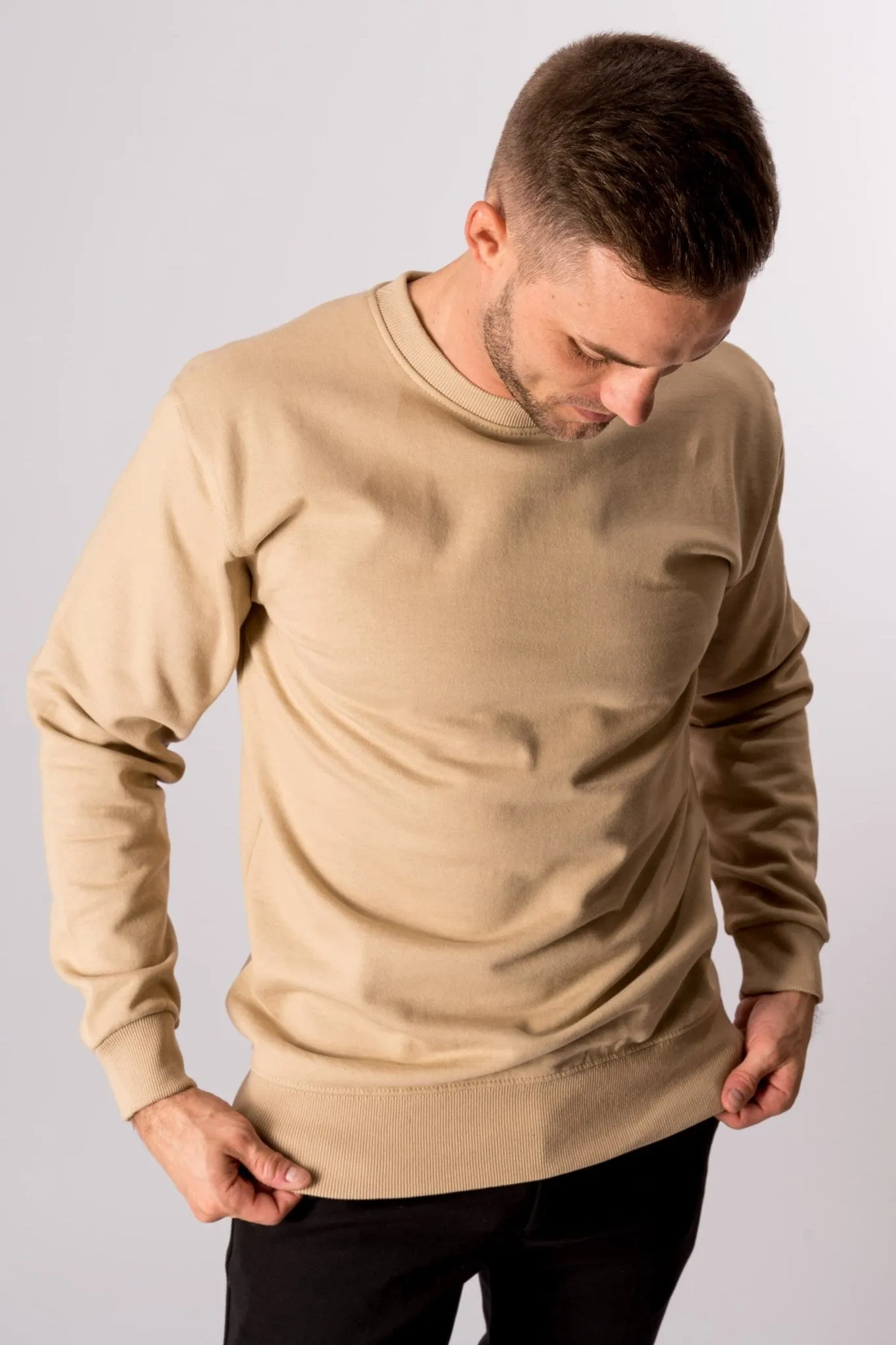 Basic Crewneck - Khaki