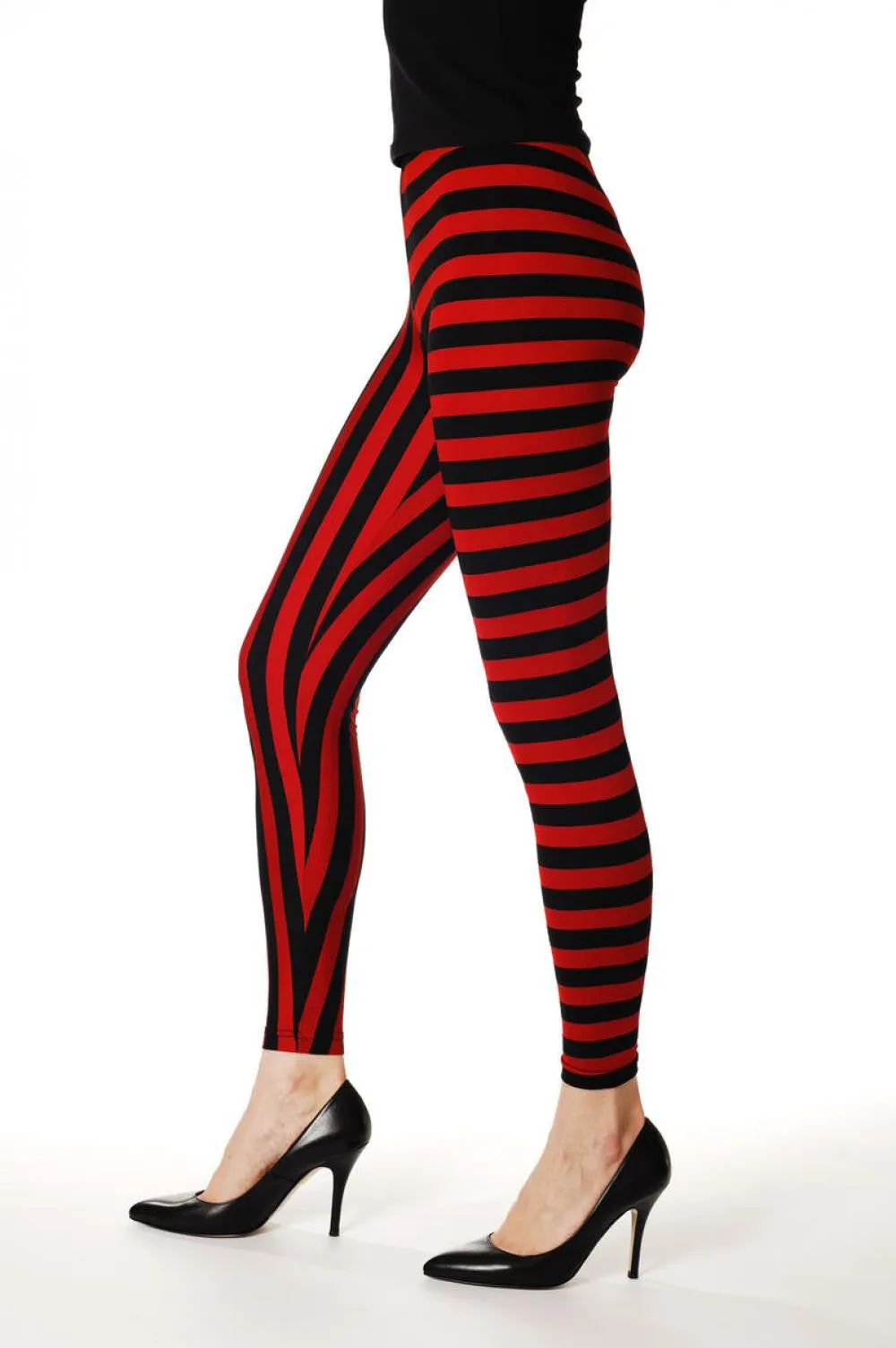 Black & Red Horizontal Strips