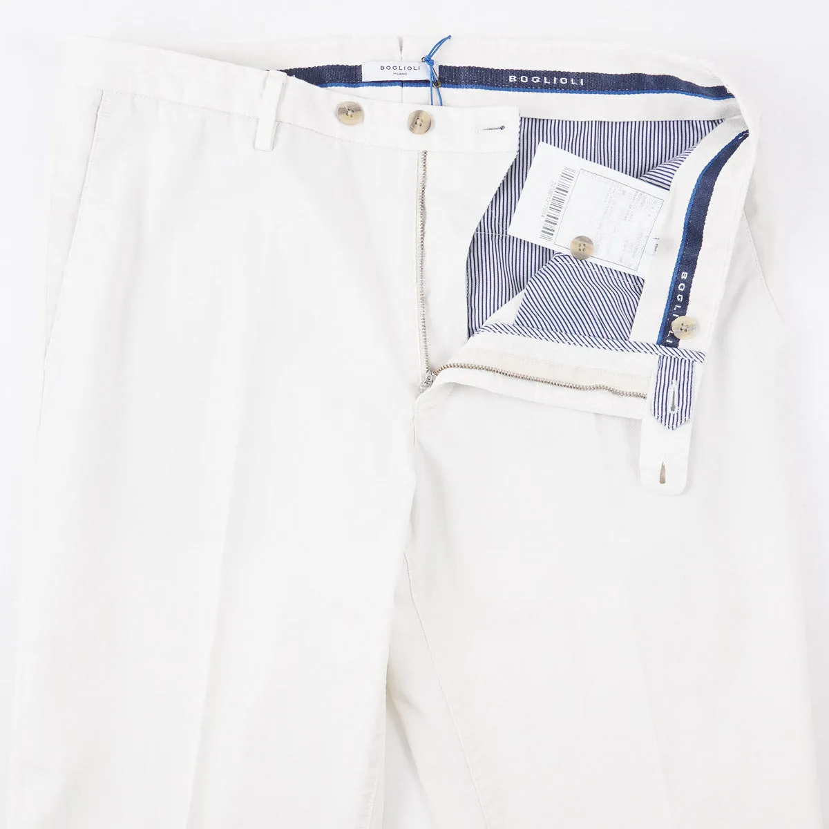 Boglioli Regular-Fit Twill Cotton Pants