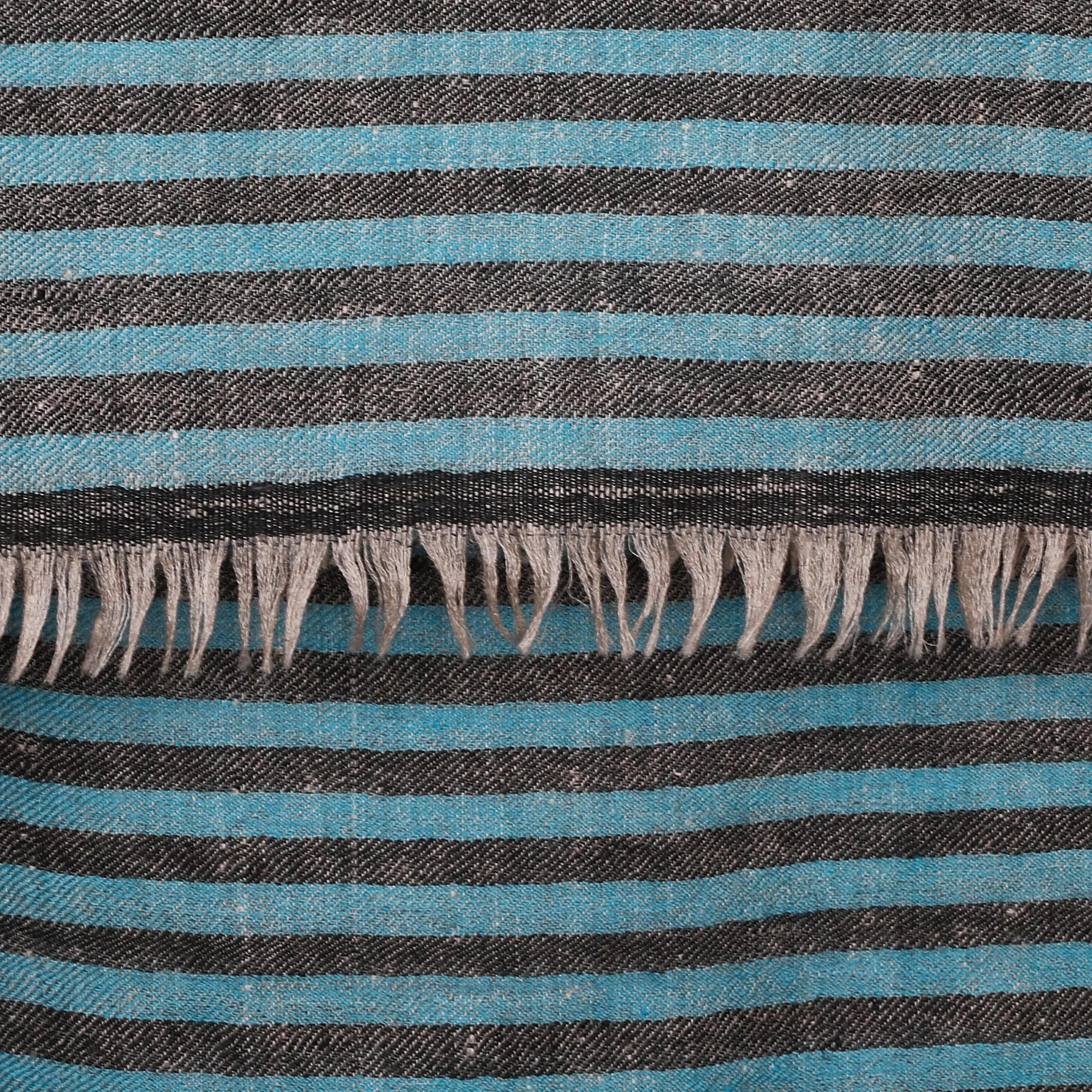 Bonassola Blue Pashmina Kashmiri Shawl