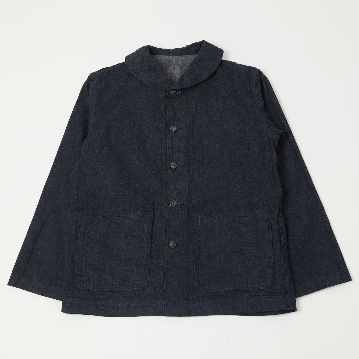 Buzz Rickson's BR12744 'Dungaree Jumper' Shawl Collar Jacket - One Wash