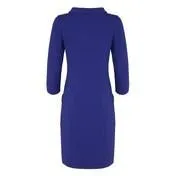 Cobalt Bardot Neck Textured Dress