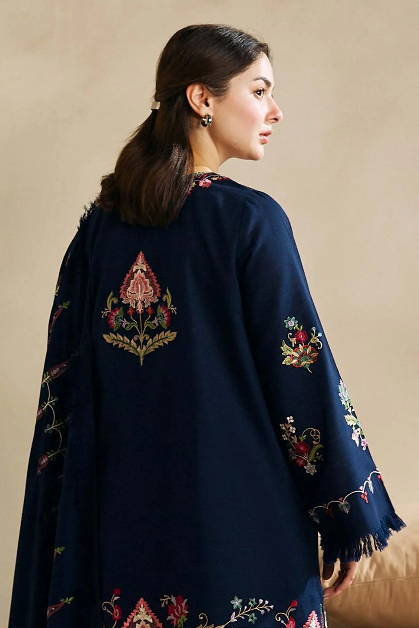 Coco by Zara Shahjahan Unstitched 3 Piece Winter Collection'2023-ZW-01-B