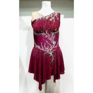 Competition Figure Skating Dress Burgundy or Any other Colors