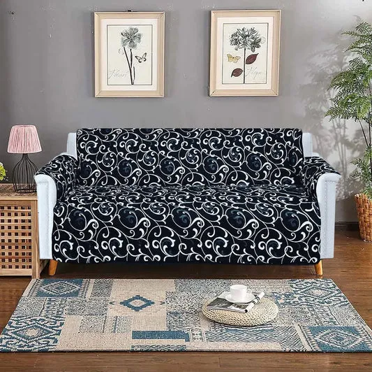 COTTON PRINTED SOFA RUNNER - SOFA COAT