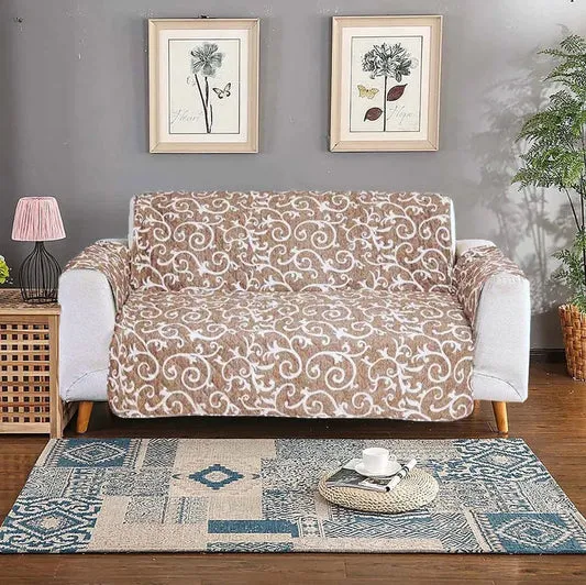 COTTON PRINTED SOFA RUNNER - SOFA COAT