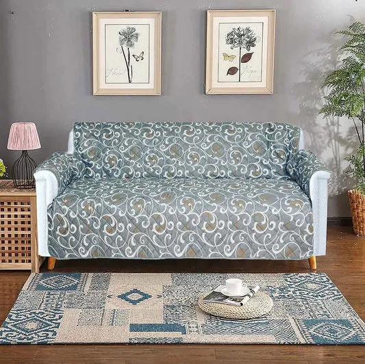 COTTON PRINTED SOFA RUNNER - SOFA COAT