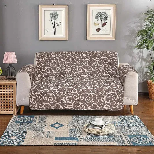 COTTON PRINTED SOFA RUNNER - SOFA COAT