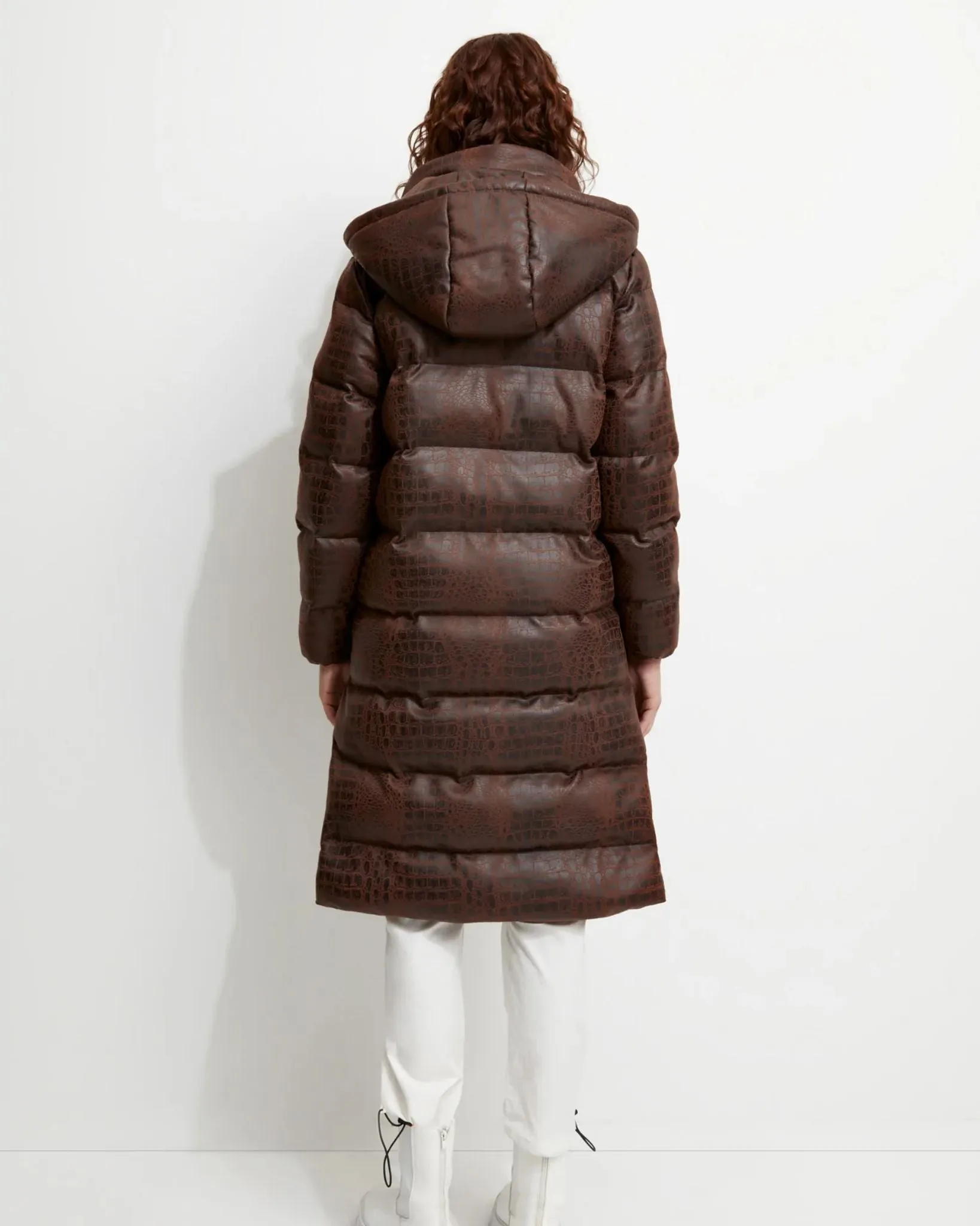 Croc Illusion Coat | Croc Print