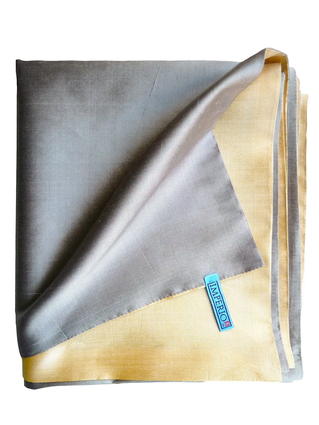 Double Sided Evening Shawl Silver Brass