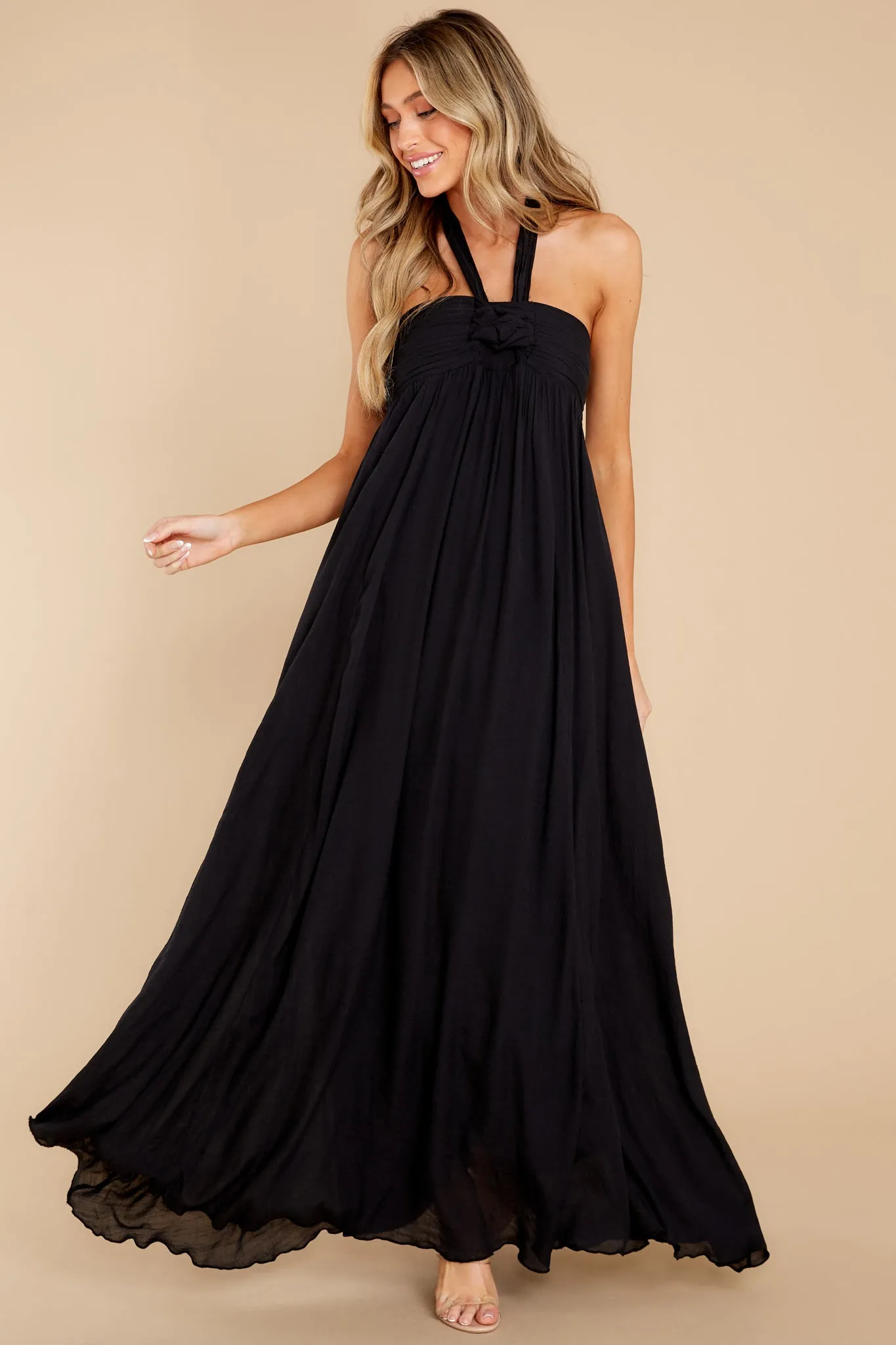 Dream Of You Black Maxi Dress