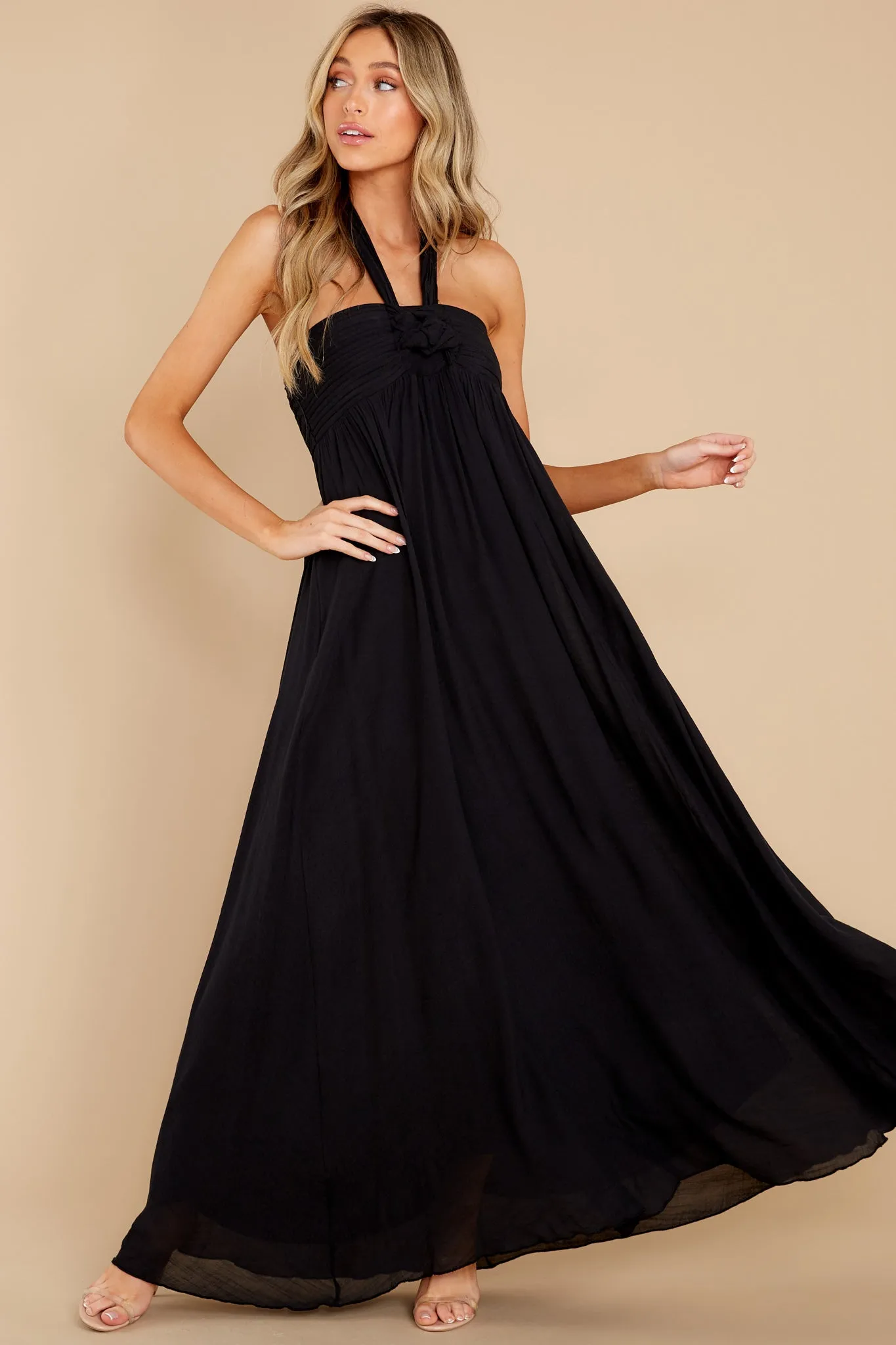 Dream Of You Black Maxi Dress