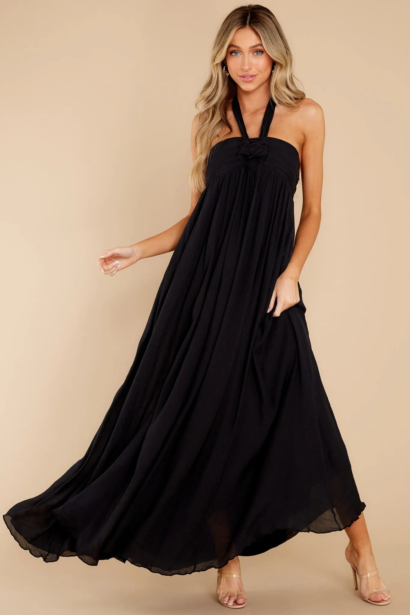 Dream Of You Black Maxi Dress