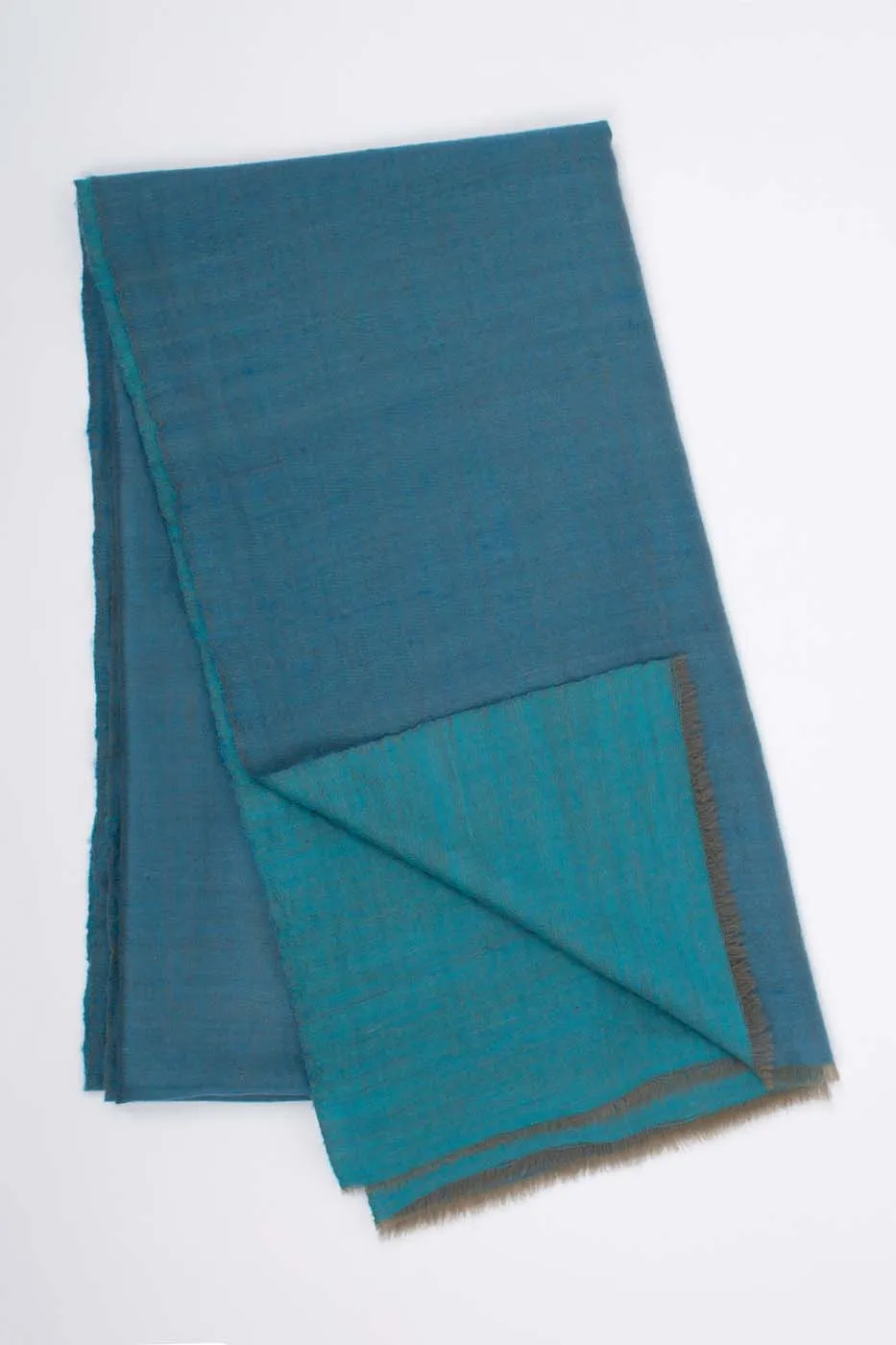 Dreamy Blue Dorukha Cashmere Shawl -  KENTAU