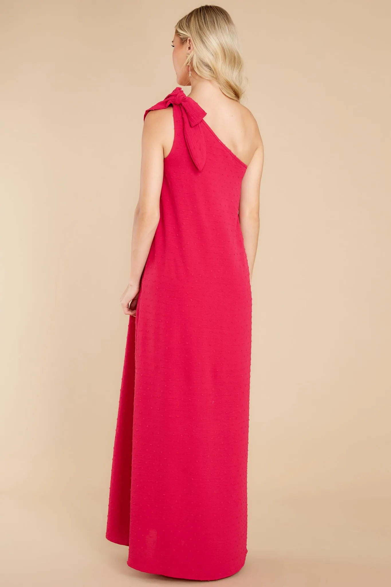 Elegance Is Everything Magenta Maxi Dress