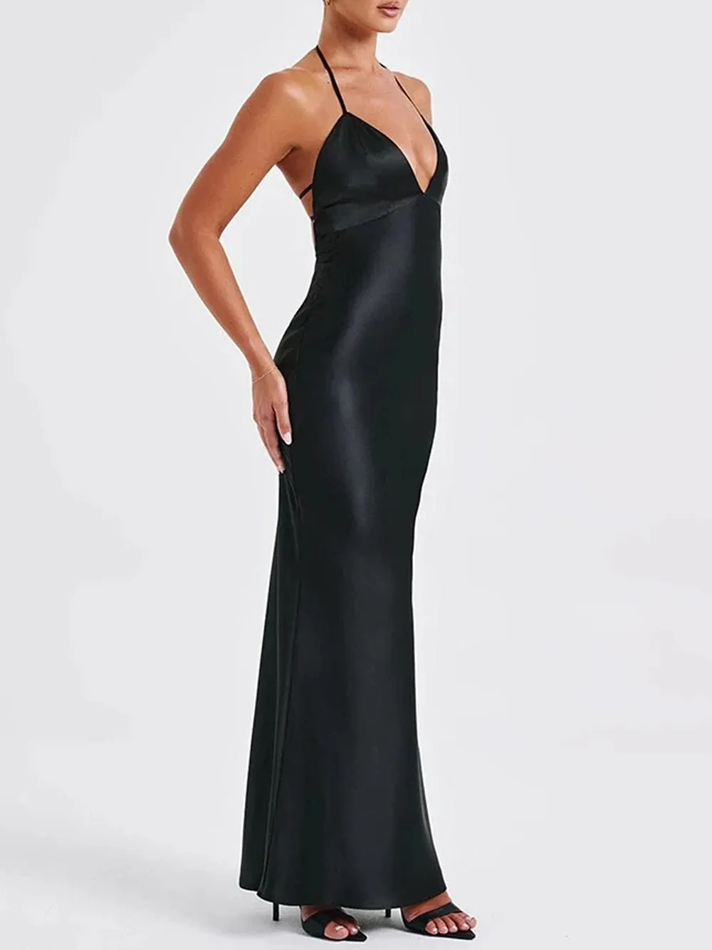 Elizabeth Bodycon Backless Maxi Dress