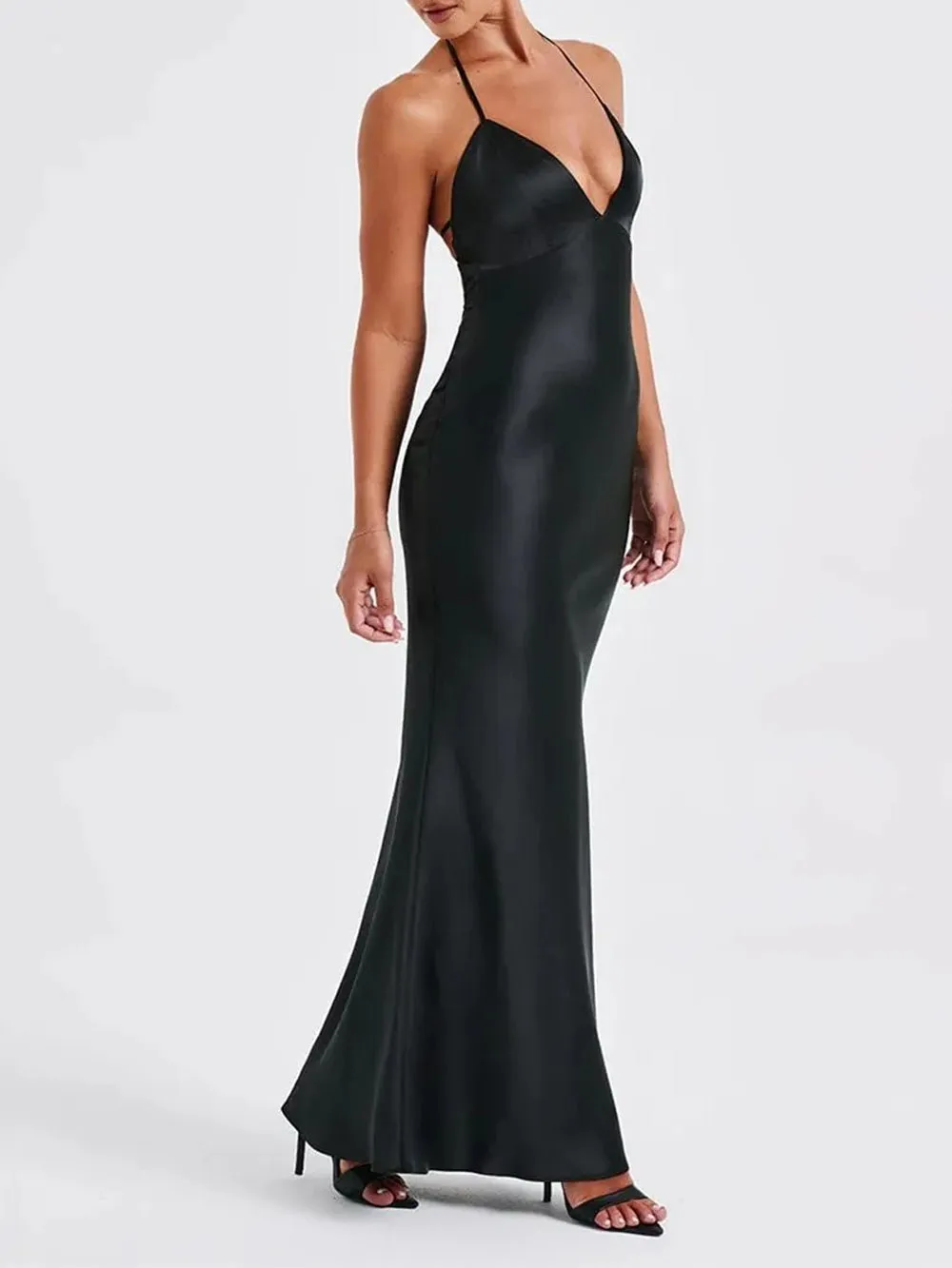 Elizabeth Bodycon Backless Maxi Dress