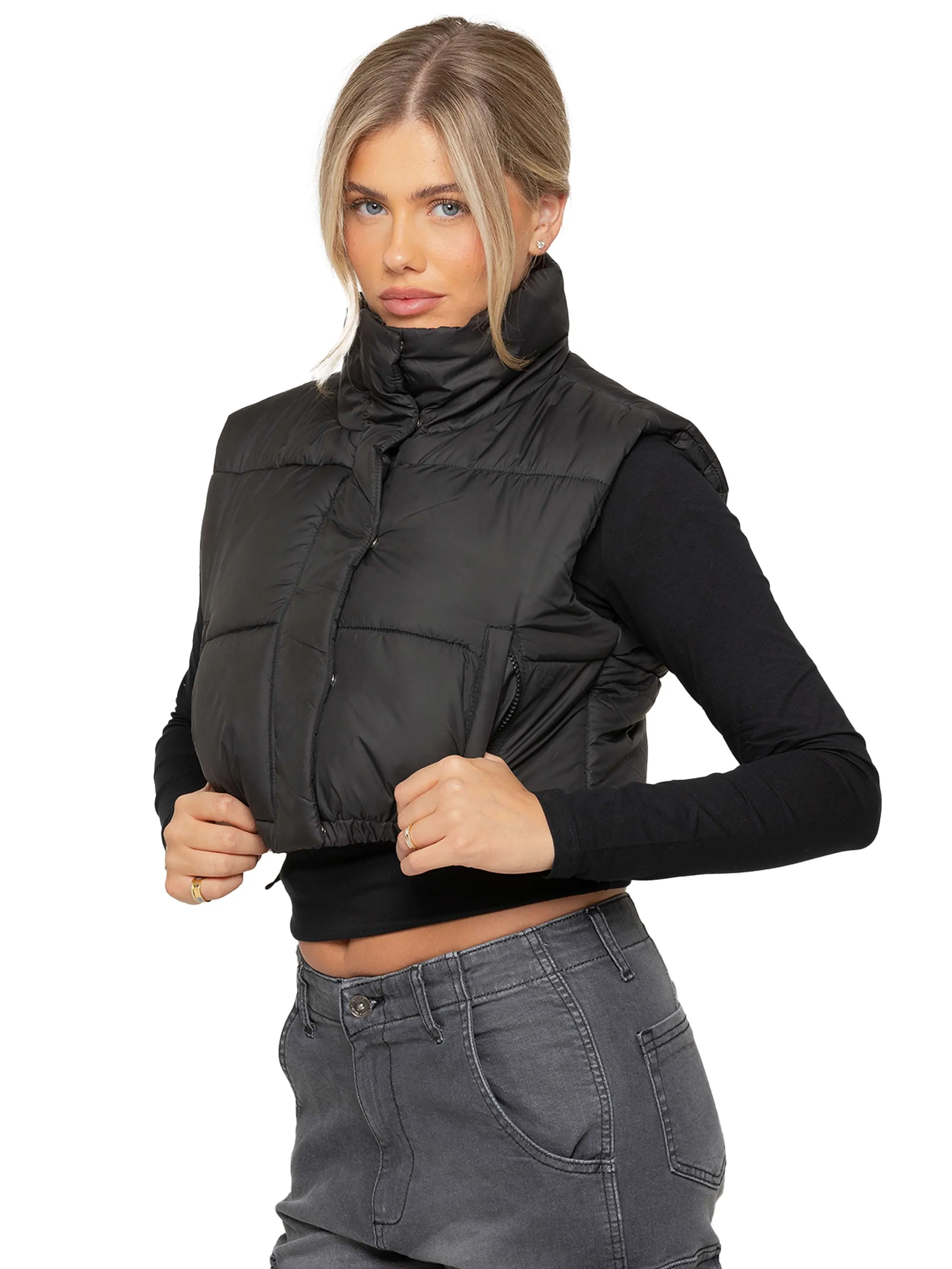 Enzo | Womens Puffer Gilet Jacket