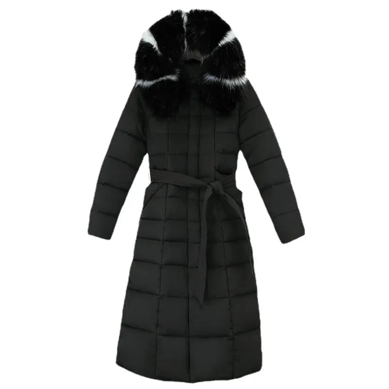 Fashion Slim Women Winter Jacket Cotton Padded Warm Thicken Ladies Coat Long Coats Parka Womens Jackets