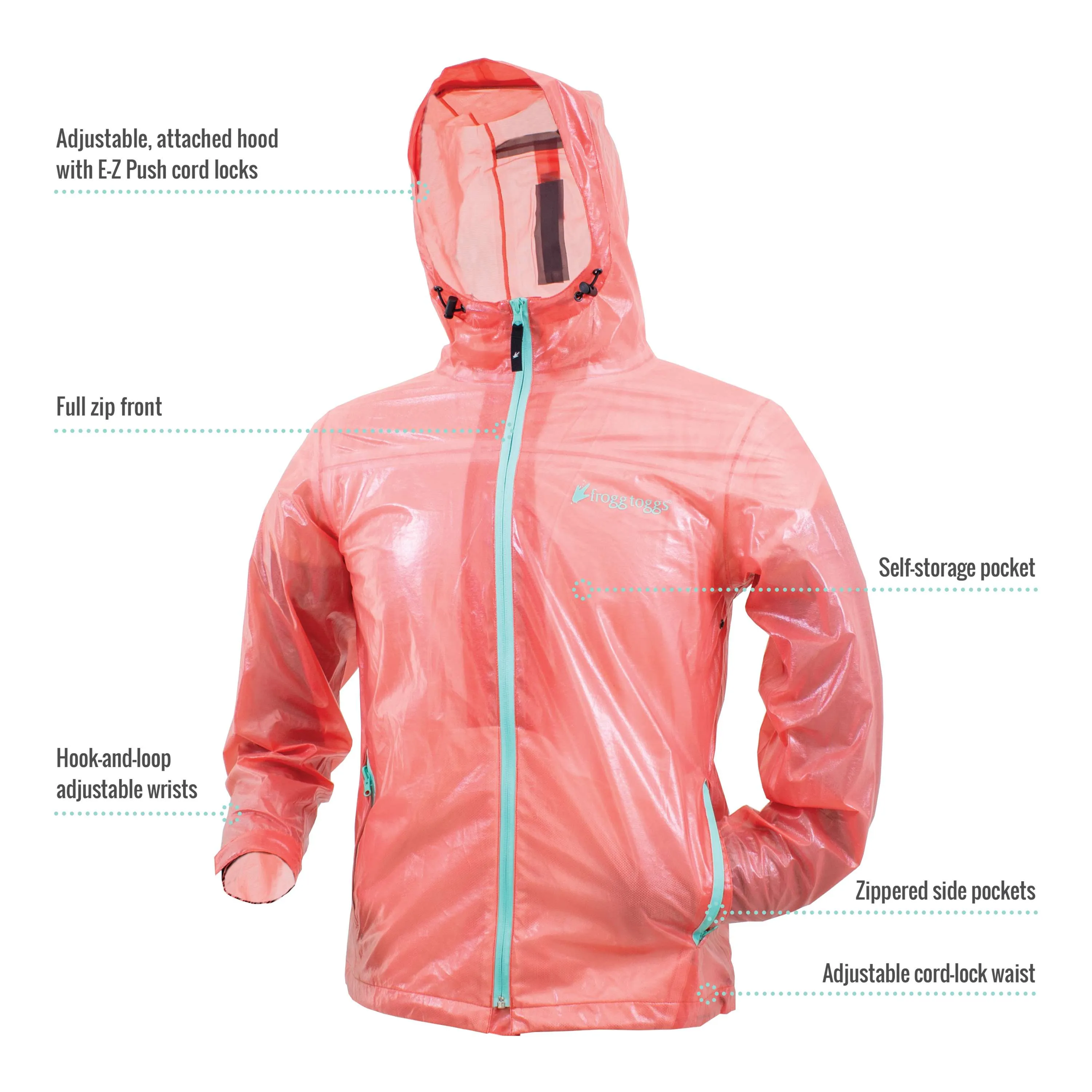 Frogg Toggs Womens Coral Xtreme Lite Jacket