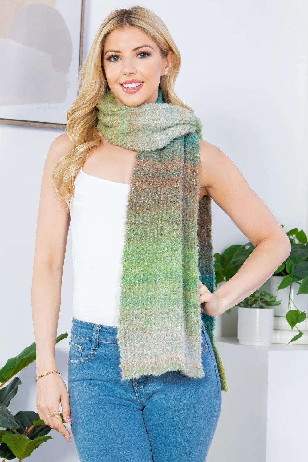 GAO-4233 colorful ombre scarf