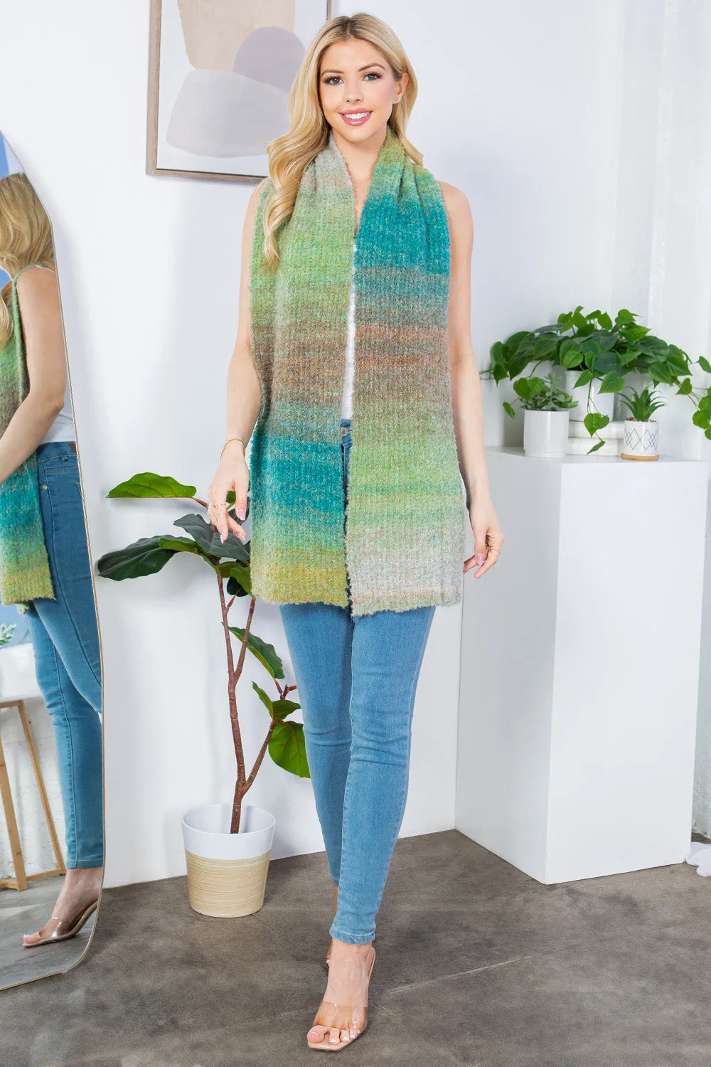 GAO-4233 colorful ombre scarf