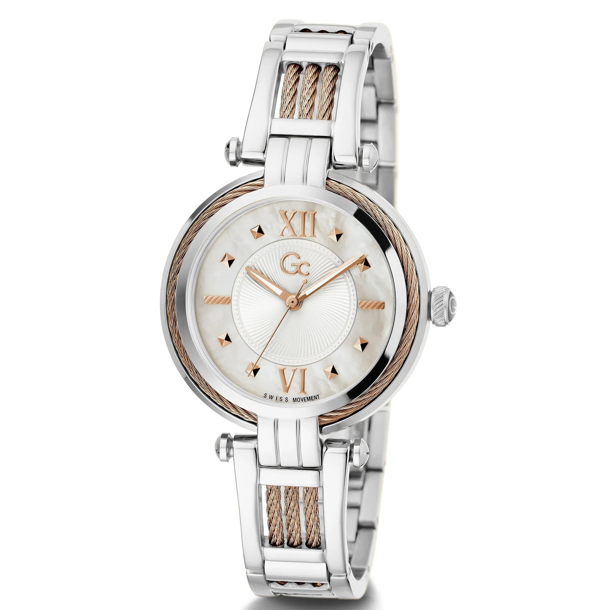 GC CableBijou Ladies Silver Watch Y56003L1MF